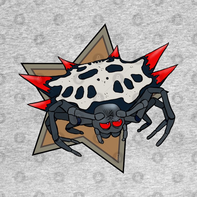 Spiny-Backed Orb-Weaver by Cyborg One